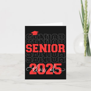 Senior 2025 Ck To School College Graduation Cl Of  Card