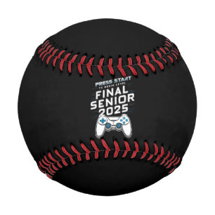 Senior 2025 Class of 2025 Gamer Video Games Baseball