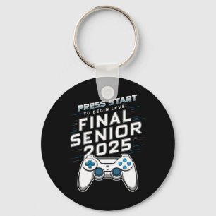 Senior 2025 Class of 2025 Gamer Video Games Key Ring