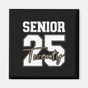 Senior 2025 College High School Graduation Cl Of  Magnet