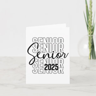 Senior 2025 Graduate College University Graduation Card