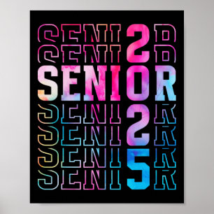 Senior 2025 Graduation Tee Poster