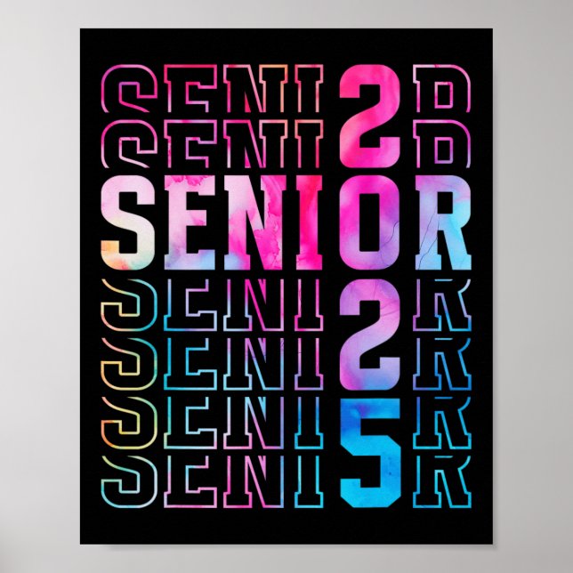 Senior 2025 Graduation Tee  Poster (Front)