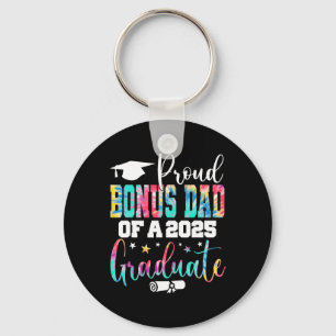 Senior 2025 Proud Bonus-dad Of A Cl Of 2025 Gradua Key Ring