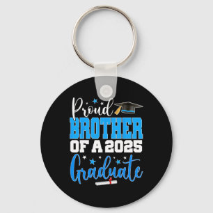 Senior 2025 Proud Brother Of A Cl Of 2025 Graduate Key Ring