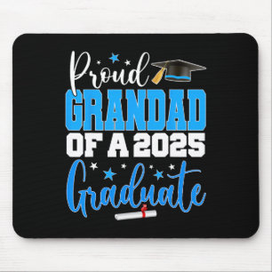Senior 2025 Proud Grandad Of A Cl Of 2025 Graduate Mouse Pad
