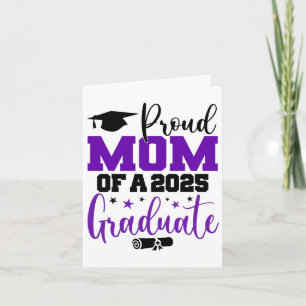 Senior 2025 Proud Mum Of A Cl Of 2025 Graduate Mot Card