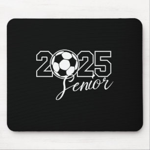 Senior 2025 Soccer Mum High School Graduation Outf Mouse Pad