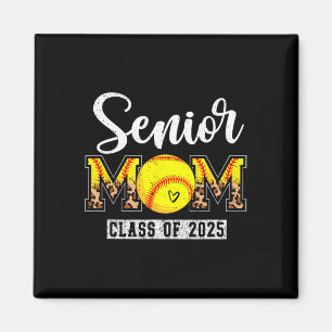 Senior 2025 Softll Mom Senior Mama 2025 Leopard St Magnet