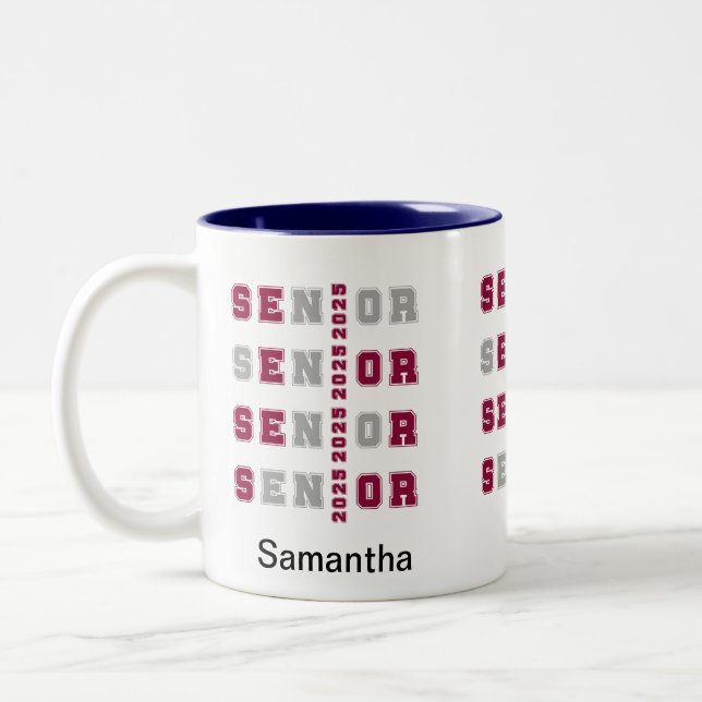 Senior 2025 Two-Tone coffee mug (Left)