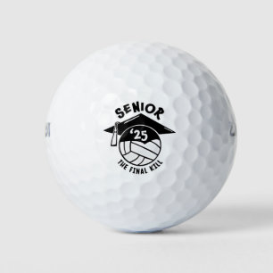 Senior 2025 Volleyball Graduation  Golf Balls