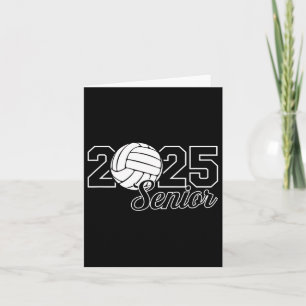 Senior 2025 Volleyll Mum High School Graduation Ou Card
