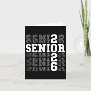 Senior 2026 Back To School Graduation Teachers Kid Card
