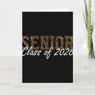 Senior 2026 Cl Of 2026 Graduation School Card