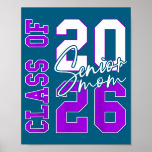 Senior 2026 Cl Of 2026 Purple Graduation 2026 Seni Poster