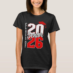 Senior 2026 Class Of 2026 Retro Graduation 2026 T-Shirt
