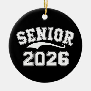 Senior 2026 Class Of 26 Graduation Graduate Ceramic Tree Decoration