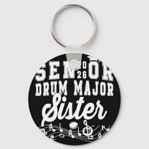 Senior 2026 Drum Major Sister Graduation Graduate Key Ring