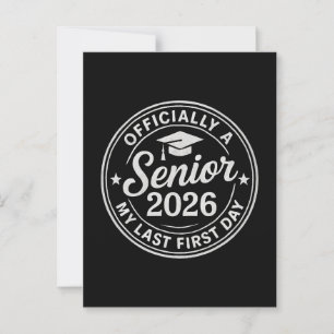 Senior 2026 First Day Stamp Postcard