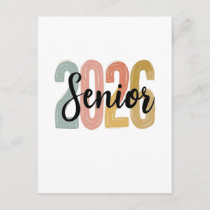 Senior 2026 Graduation 2026 Senior Graduate Gift Holiday Postcard