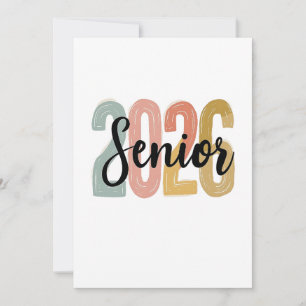Senior 2026 Graduation 2026 Senior Graduate Gift Thank You Card