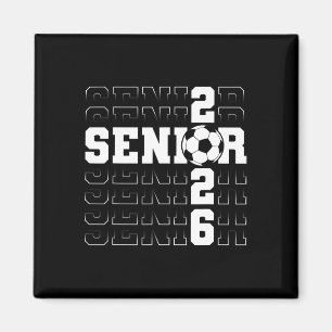 Senior 2026 Graduation Cl Of 2026 School Soccer Gr Magnet