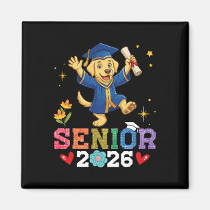 Senior 2026 Graduation Dog Cl Of 2026 Scholar Grad Magnet