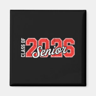 Senior 2026 Graduation Vintage Class of 2026 Grad Magnet