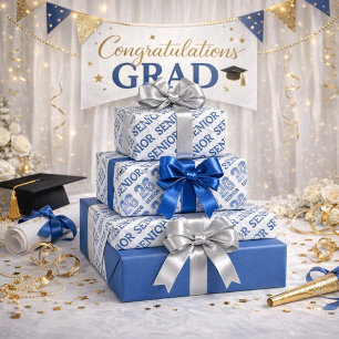 Senior 2026 Graduation Wrapping Paper Set 