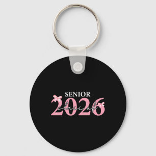 Senior 2026 Pink Bow Cl Of 2026 Graduation Senior Key Ring