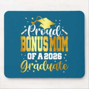 Senior 2026 Proud Bonus Mom Artwork Mouse Pad
