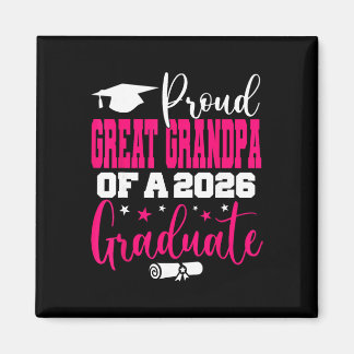 Senior 2026 Proud Great-grandpa Of A Cl Of 2026 Gr Magnet