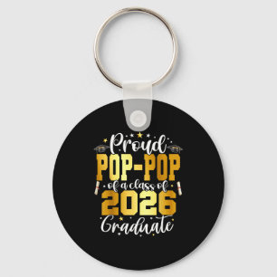 Senior 2026 proud pop-pop of a class of 2026 key ring