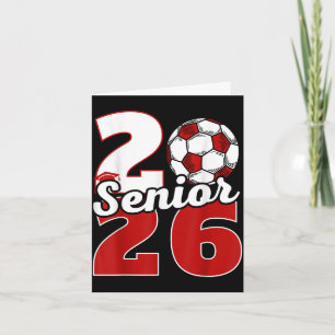 Senior 2026 soccer class of 26 graduation party  card