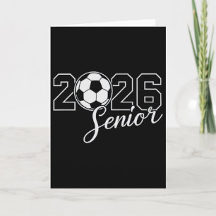 Senior 2026 Soccer Mom High School Graduation Outf Card