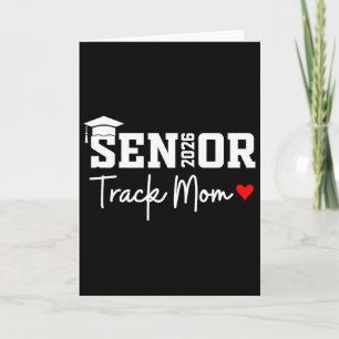 Senior 2026 Track Mum Cl Of 2026 Track Team Parent Card