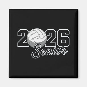 Senior 2026 Volleyball Mum High School Graduation Magnet
