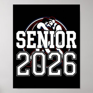 Senior 2026 Wrestling Cl Of 2026 Wrestler Graduati Poster