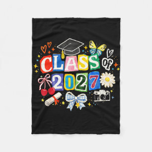 Senior 2027 graduation day finally done class of fleece blanket