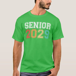 Senior 2029 Graduation Retro T-Shirt