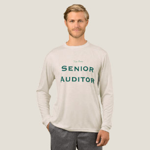 "Senior Auditor" Tri-Blend Shirt