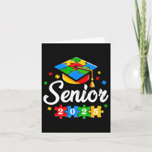 Senior Autism Graduate 2025 Autism Graduation Seni Card