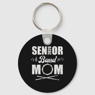 Senior Band Mum 2026 Marching Band Cl Of 2026 Drum Key Ring