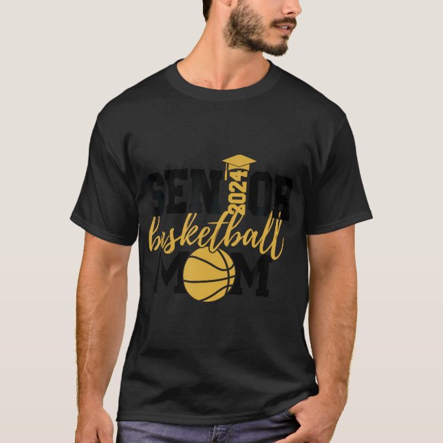 Senior Basketball Mum 2024 Shirt (Front)