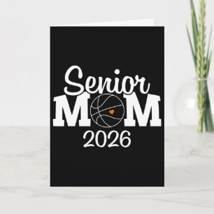 Senior Basketball Mum Cl Of 2026 Player Graduation Card