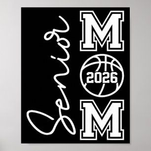 Senior Basketball Mum Cl Of 2026 Player Graduation Poster