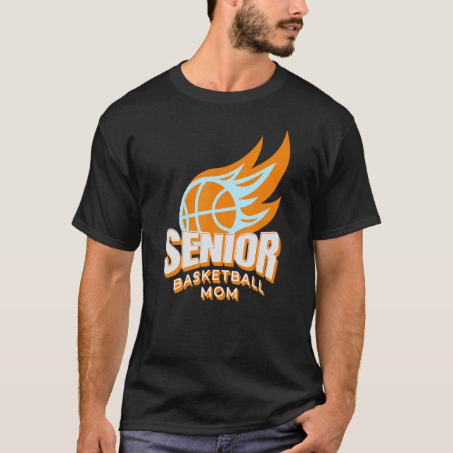 Senior Basketball Mum T-Shirt (Front)