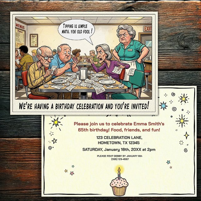 Senior Birthday Party  Invitation (Creator Uploaded)
