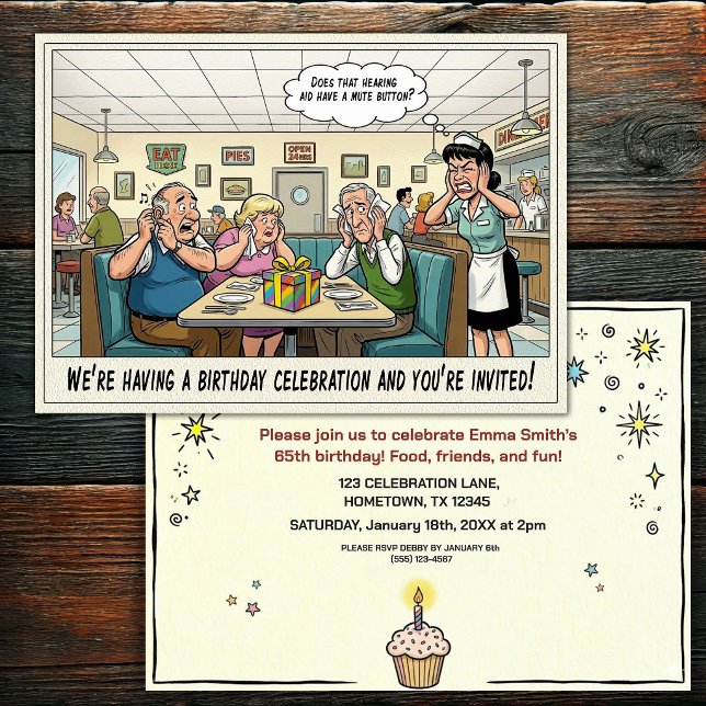 Senior Birthday Party  Invitation (Creator Uploaded)