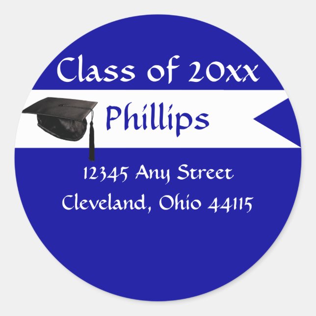 Senior Blue Envelope Seal (Front)